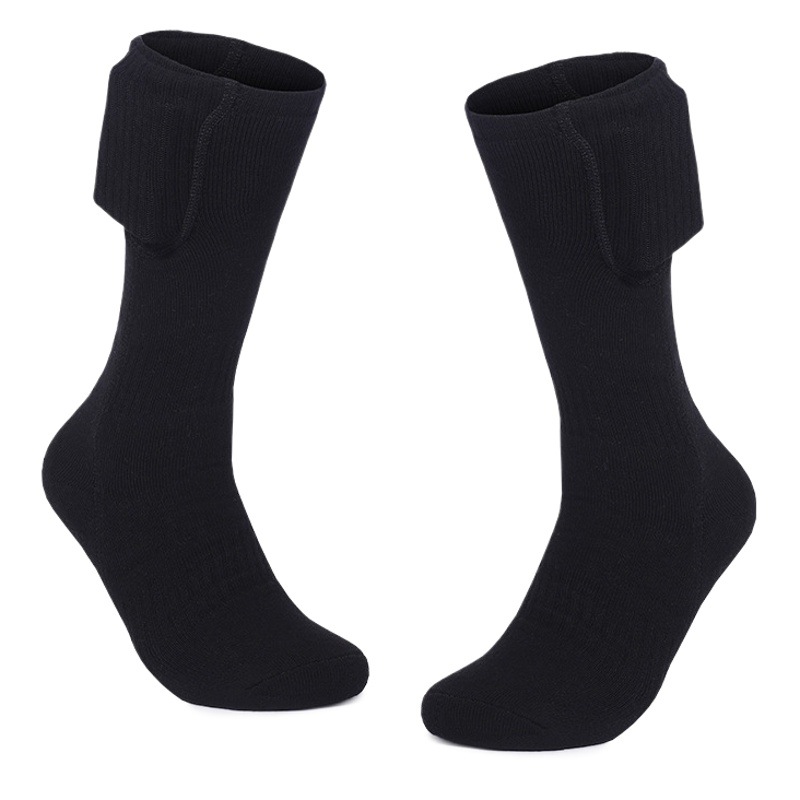 Two Wolf Electric Heated Socks Long-Tube Warm and Cold-Proof Heated Socks Rechargeable Heating Socks Warm Sweat-Absorbent and Deodorant Foot Socks