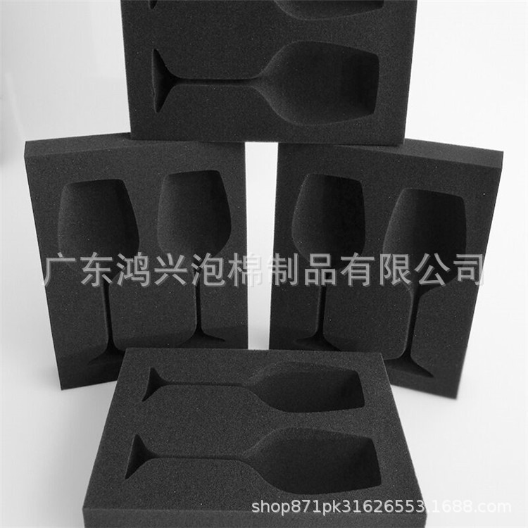 2025 High-Density Sponge-Lined Packaging Box Keychain Gift Box Multi-Purpose Shock-Proof and Pressure-Resistant Black Lining Box