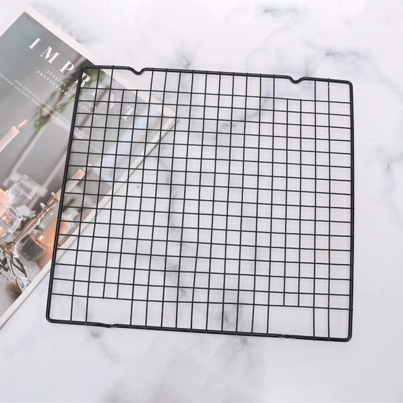 Picture of Baking Tools Baking Cake Cool Rack Bread Cooling Rack Black Non-stick Barbecue Net Home Drying Net