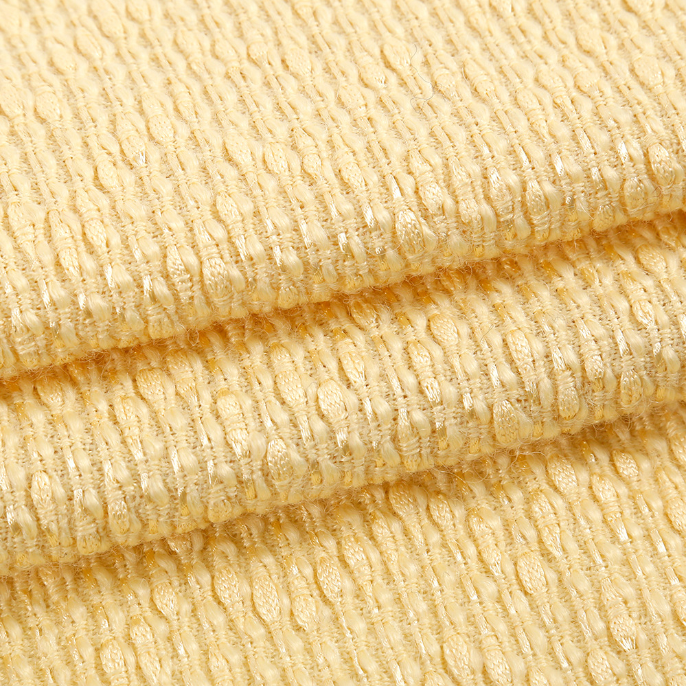 Picture of Flowing Velvet Chanel-Style Fabric 2024 Autumn and Winter Coarse Woven Tweed Chanel-Style Jacket Fabric