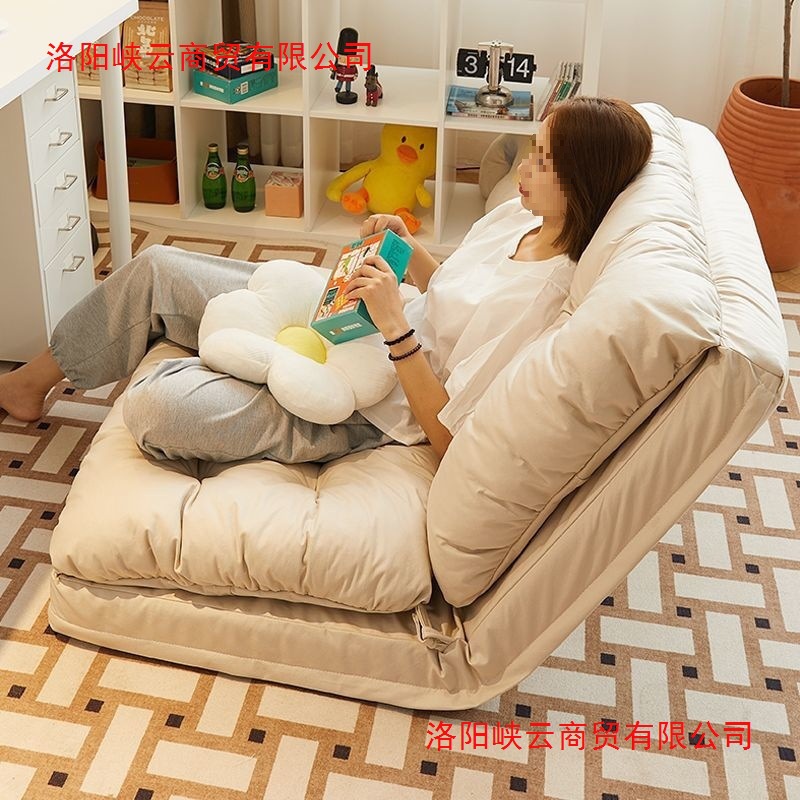 Lazy sofa, small apartment sofa bed, all-in-one dual-purpose rental house, bedroom multi-functional sofa bed, student small sofa
