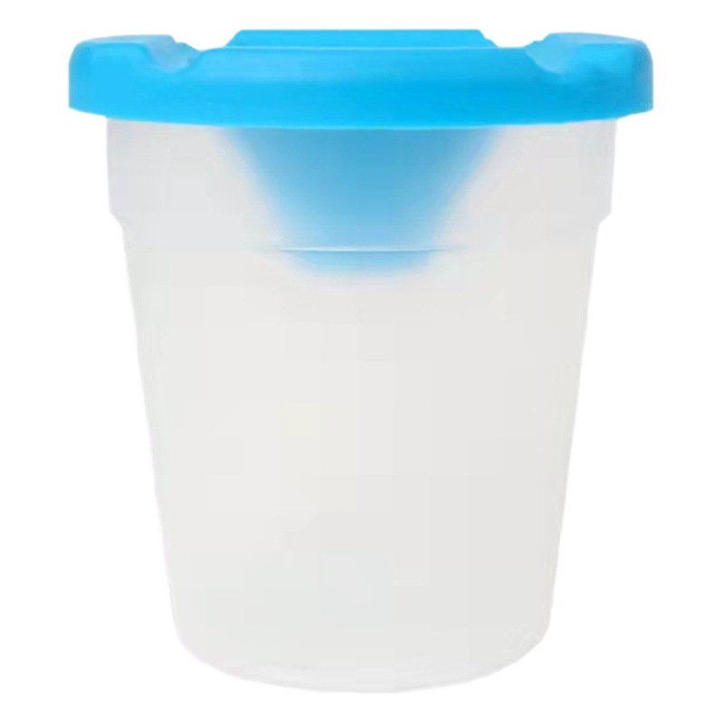 Cross-border children's art painting paint Cup leak-proof pen washing bucket brush pen washing container 8 pieces suit paint mixing cup