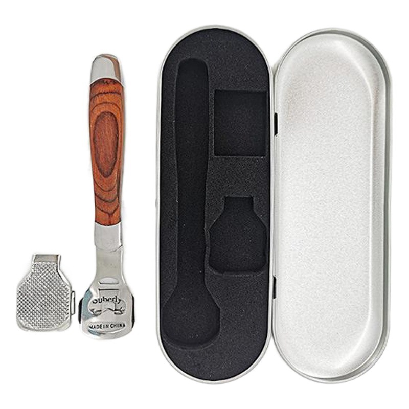 Oval tinplate box logo acne needle pliers tweezers tool conjoined flip custom small iron box