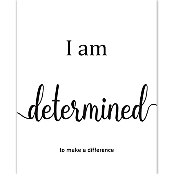 Picture of Amazon Black and White English Inspirational Poster Waterproof and Tear-Resistant Bedroom Hanging Painting Et Coated Office Decorative Painting
