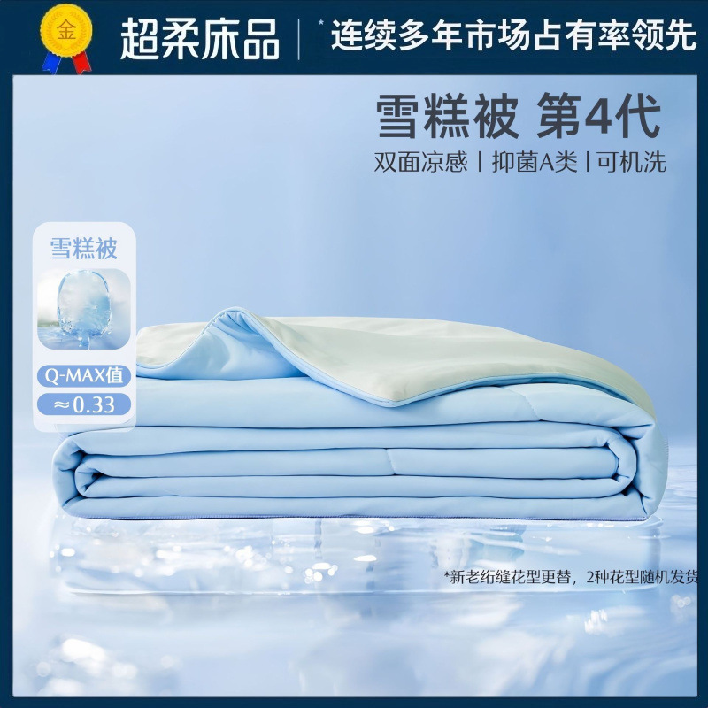 Mother and Baby Class a Summer Cool Quilt Washable Air-Conditioned Quilt Multi-Color Optional 150*200cm*1