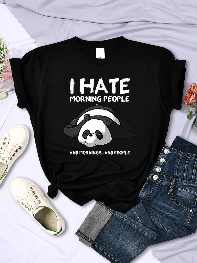 Panda Panda Printed T-Shirt AliExpress Cross-border Independent Station Short Sleeve Top Wholesale