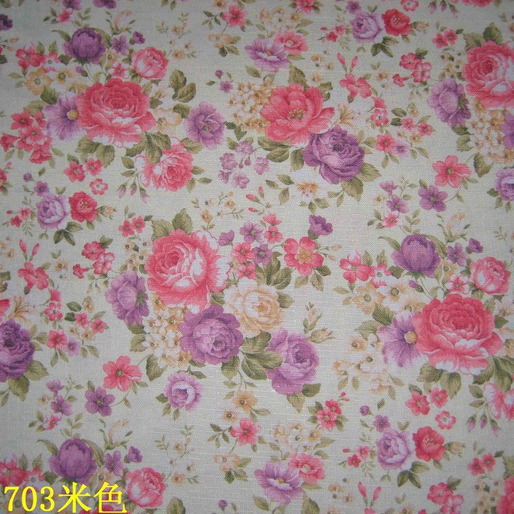 Picture of Manufacturer's Ready Stock 2.8m Wide Polyester Imitation Linen Jacquard Bamboo Plaid Cloth Flower Pattern Rich Cross Plaid Bamboo Cloth