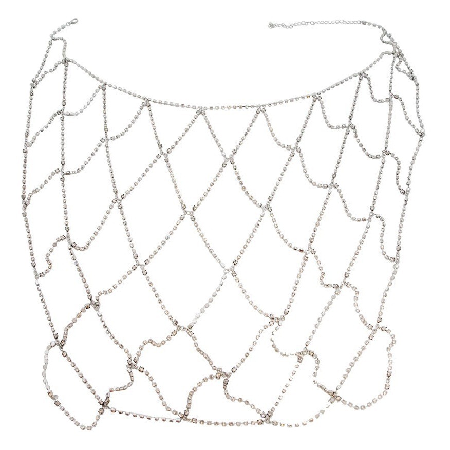 2024 New European and American Cross-Border Jewelry Sexy Tassel Rhinestone Waist Chain Fashion Nightclub Skirt Body Chain Accessories