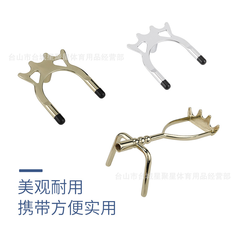 Pool cue frame Club head imitation copper Cross pool frame assistant Cross Fork High fork low fork frame Rod