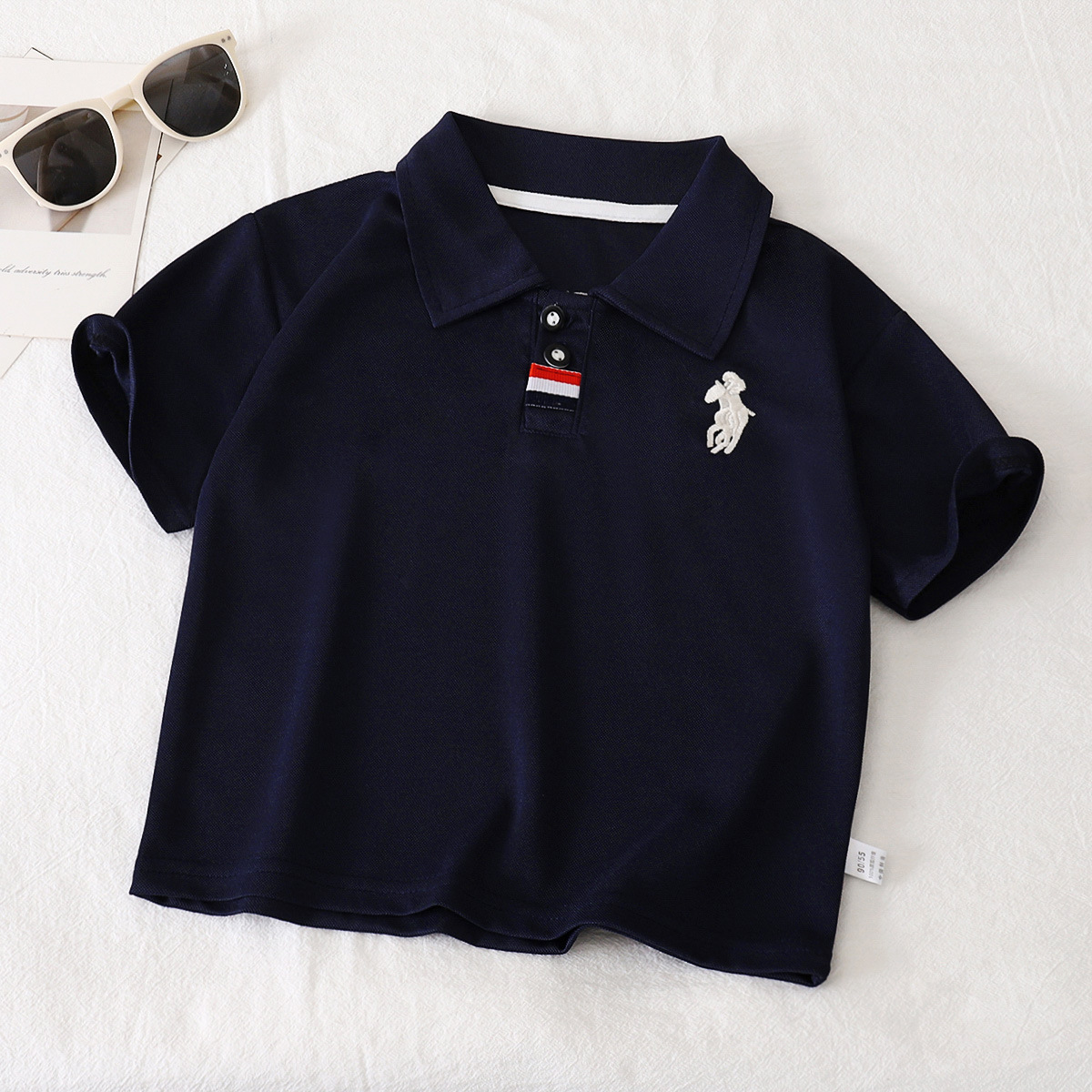 Picture of Boys' POLO Shirt Summer New Arrival Embroidered Baby Casual Lel Children's Short Sleeve T-Shirt 2025 Summer Children's Wear Batch