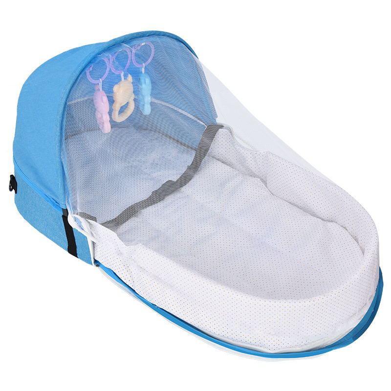 Picture of Wholesale convenient folding pressure-proof crib bed for newborn baby isolation bionic travel crib