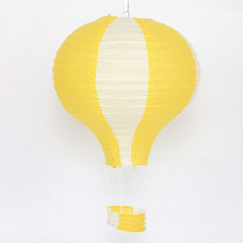 Picture of Hot Air Balloon Paper Lantern Decoration Shopping Mall Store Celebration Kindergarten Corridor Hanging Decoration Birthday Party Celebration Venue Layout