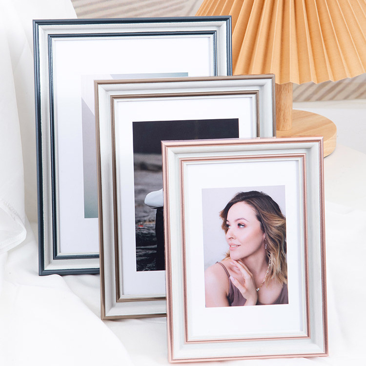 Picture of Scandinavian Creative Photo Frame Table High-End 6inch 7inch Accessible Luxury Desktop Ornaments Photo Wall Decoration Plus Printed Photo Frame