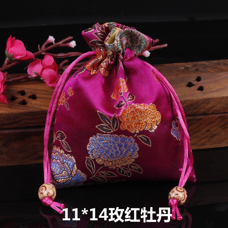 Picture of Osmanthus sachet sachet pendant antique Chinese brocade high-grade sachet empty bag bag bag wholesale 11*14