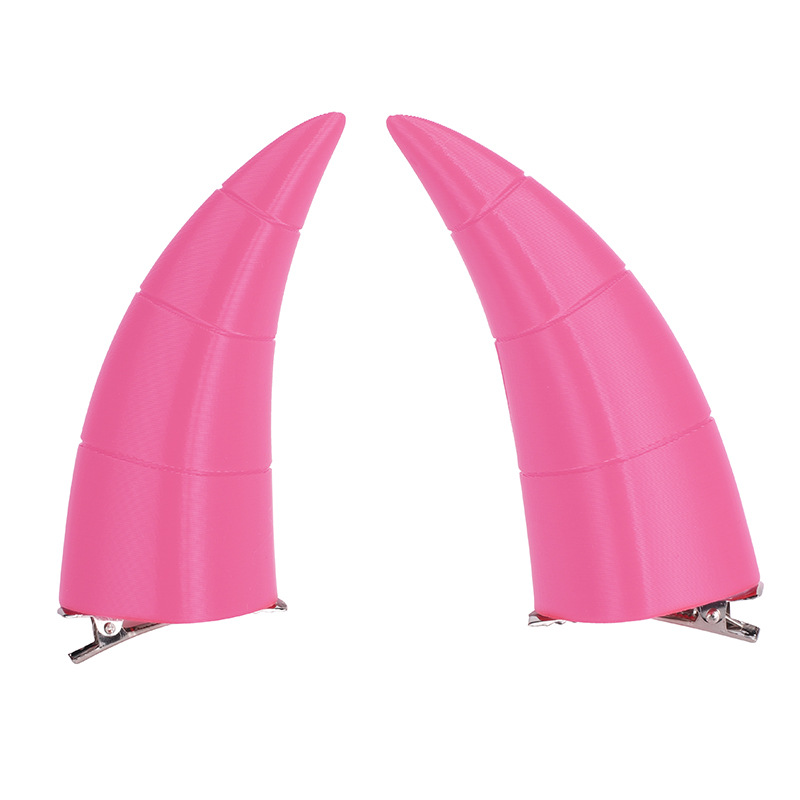 Picture of cosplay Universal Black Devil Horn Horn Halloween Headwear Accessories Props Cos Anime Hairpin 3D Headwear