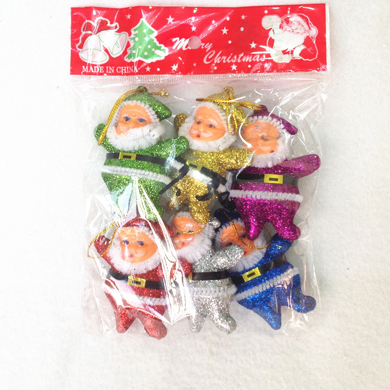 Picture of Christmas tree pendant accessories Santa Claus doll pendant Christmas doll pendant holiday gift