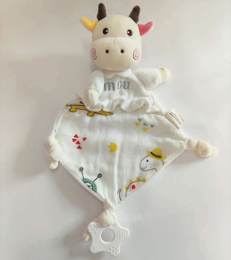 Picture of Baby early education puzzle anting towel bean label can be imported bite baby soothing sleeping doll manufacturers direct supply