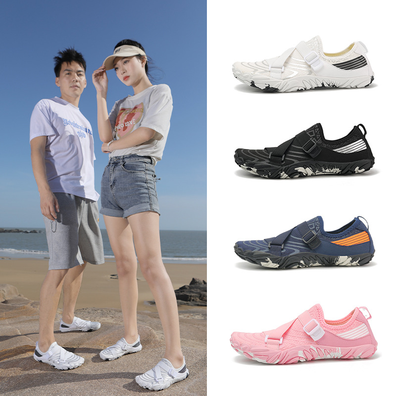 2023 New Cross-Border Couple's River Tracing Shoes, Beach Shoes, Fitness Yoga Outdoor Five-Finger Swimming Shoes, Non-Slip Wading Shoes