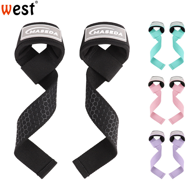 Sports booster belt fitness tension grip belt silicone dispensing non-slip tension borrowing belt pull-up hard pull-up belt