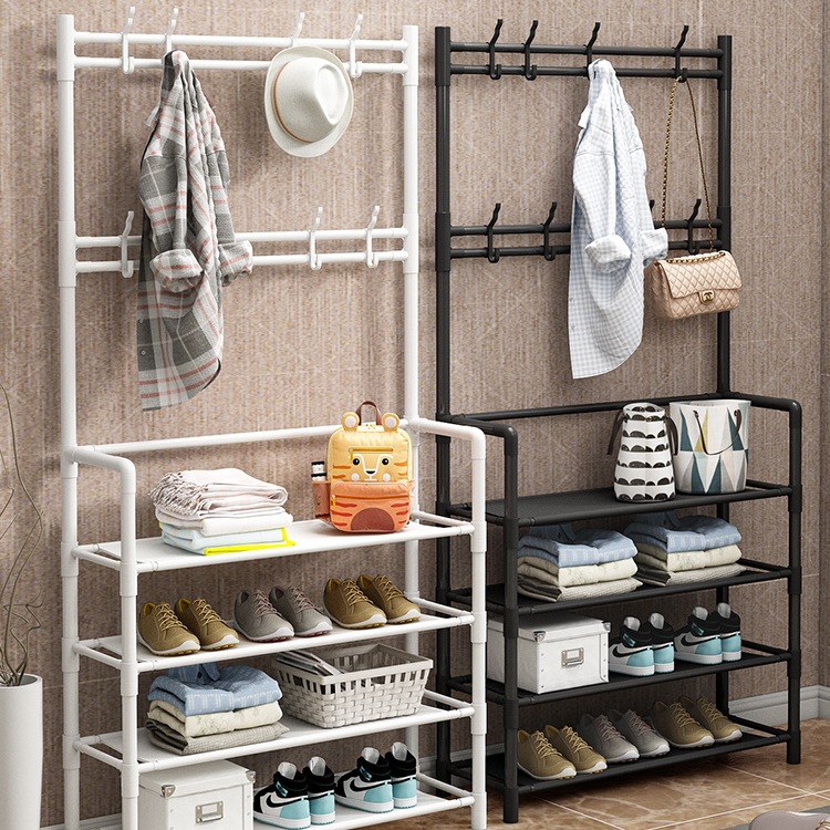 Simple Multi-Layer Shoe Rack for Home Entrance, 2025 New Model for Rental Housing, Integrated Shoe Cabinet
