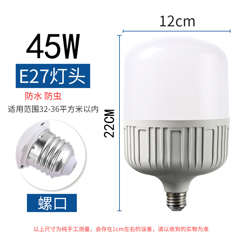 Picture of Gao Fushuai LED bulb E27 screw energy-saving lamp three-proof bulb household factory lighting super bright wholesale corn lamp