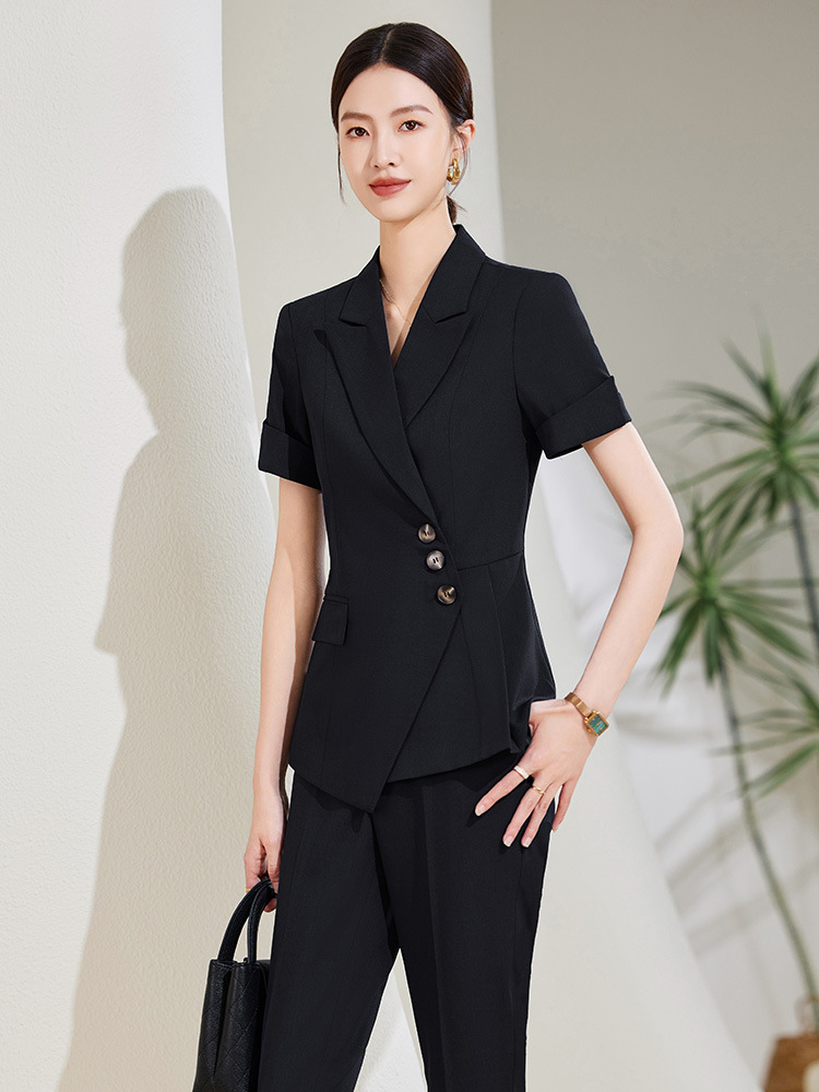 Picture of Goddess fan gan temperament professional suit skirt commuter royal sister style women's clothing High sense suit overalls two-piece suit