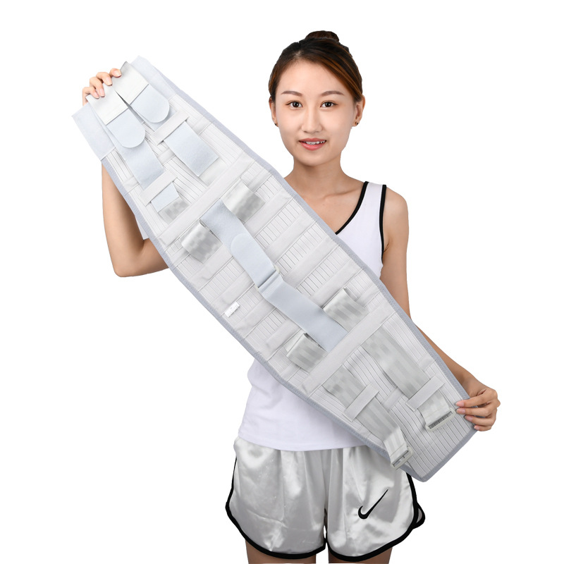 Picture of Heighten and widen protective belt lumbar fixation unisex waist circumference steel plate reinforced lumbar spondylosis lumbar spine