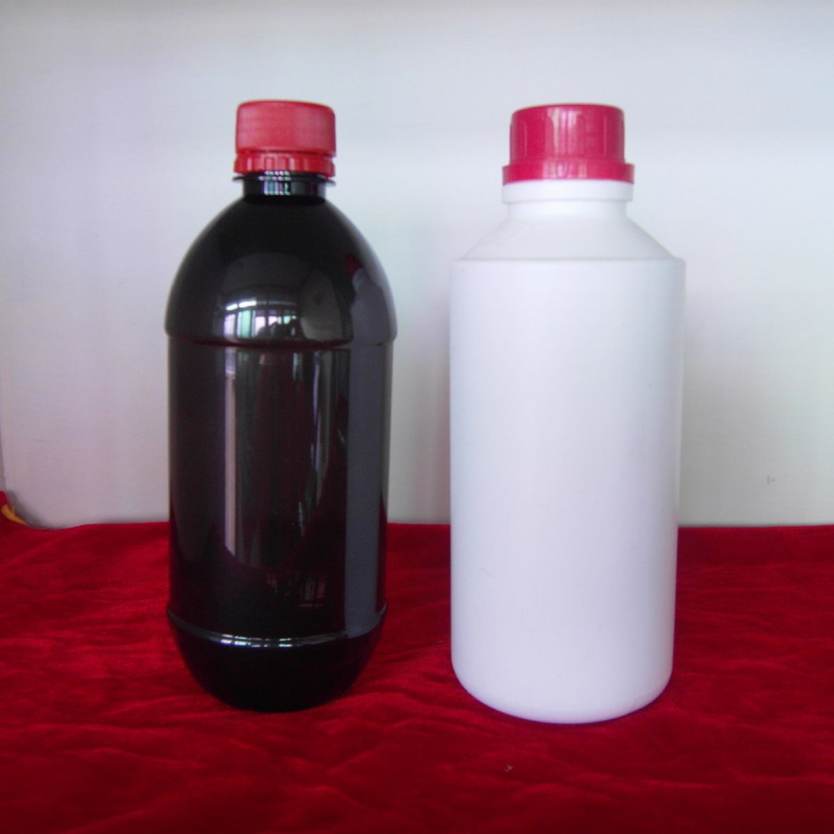 500ml small mouth anti-theft cover translucent Milky White disinfectant iodophor pesticide chemical packaging plastic bottle manufacturers