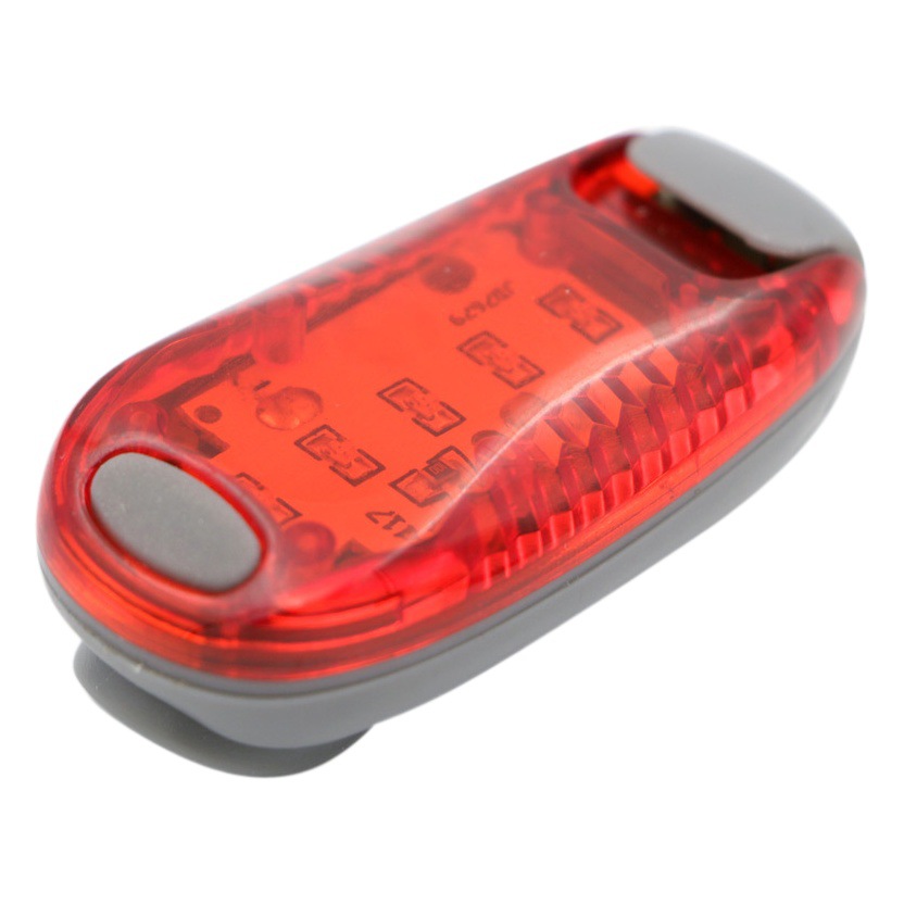 Bicycle Mini Tail Light Outdoor Night Running Warning Light 5Led Cycling Light Multi-Functional Back Clip Helmet Backpack Light