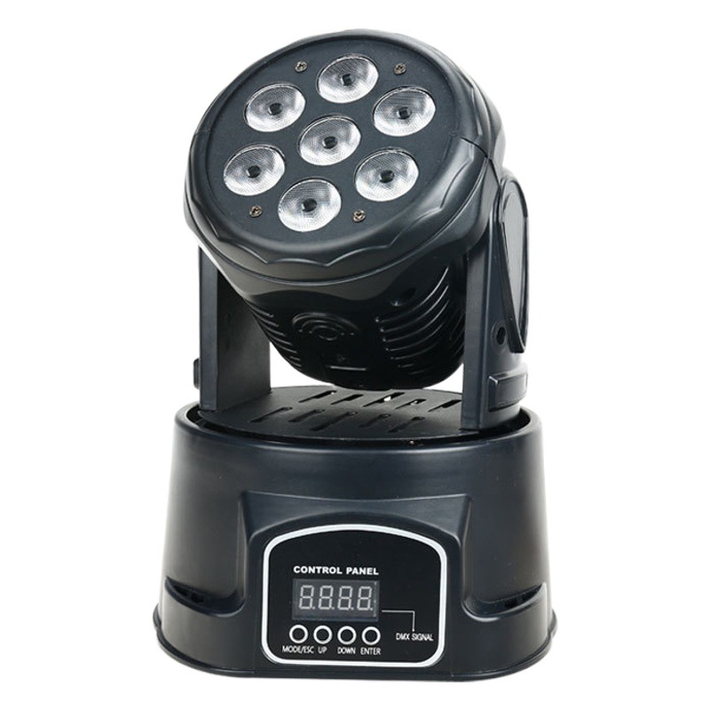 Seven shaking head lamp KTV dyeing light led laser light rotating voice control automatic colorful light room atmosphere light