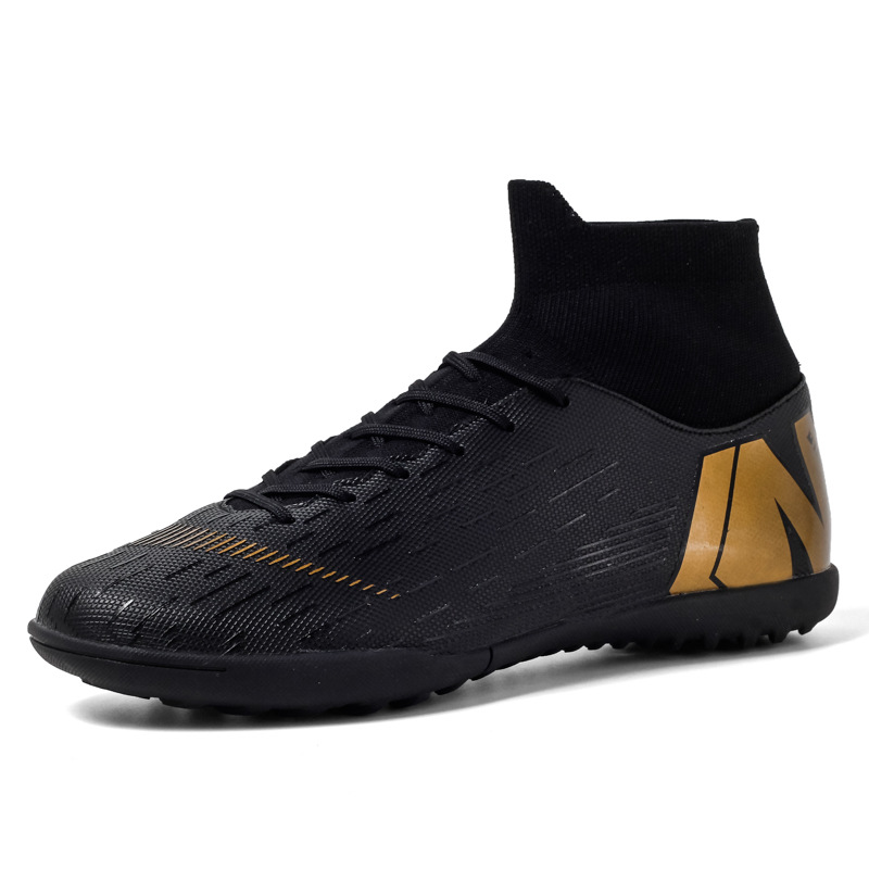 Picture of Cross Border Men's Breathable Professional Sports High Top Spike soccer shoes Adult Game soccer New soccer shoes