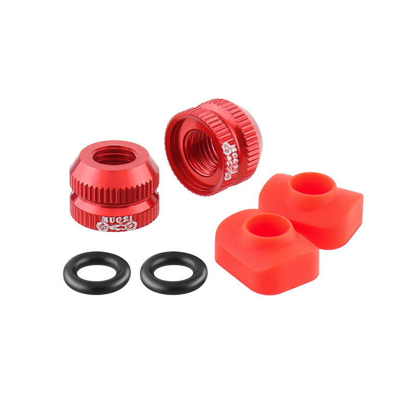 Picture of MUQZI mountain road dead fly bicycle French nozzle NUT vacuum tire air nozzle nut inner tube valve