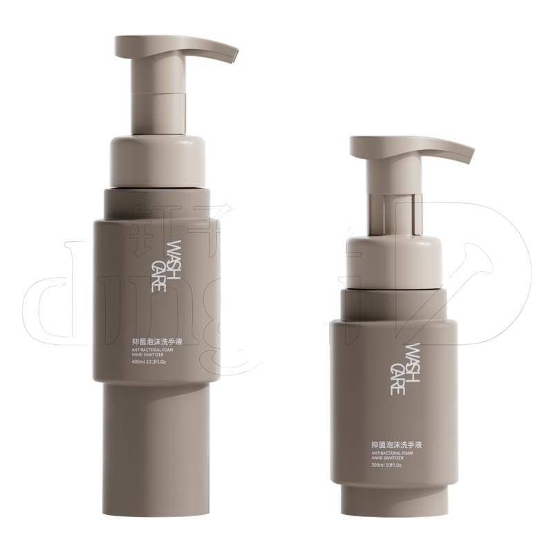 New Design Pet Press Pump Head Foaming Foam Bottle Facial Cleanser Mousse Bottle Cleansing Care Plastic Packaging