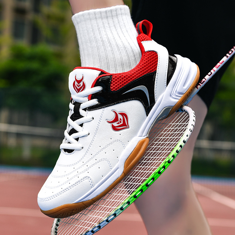 Cross-border plus size badminton shoes men's shoes new professional lightweight breathable non-slip shock absorption men's table tennis shoes sneaker