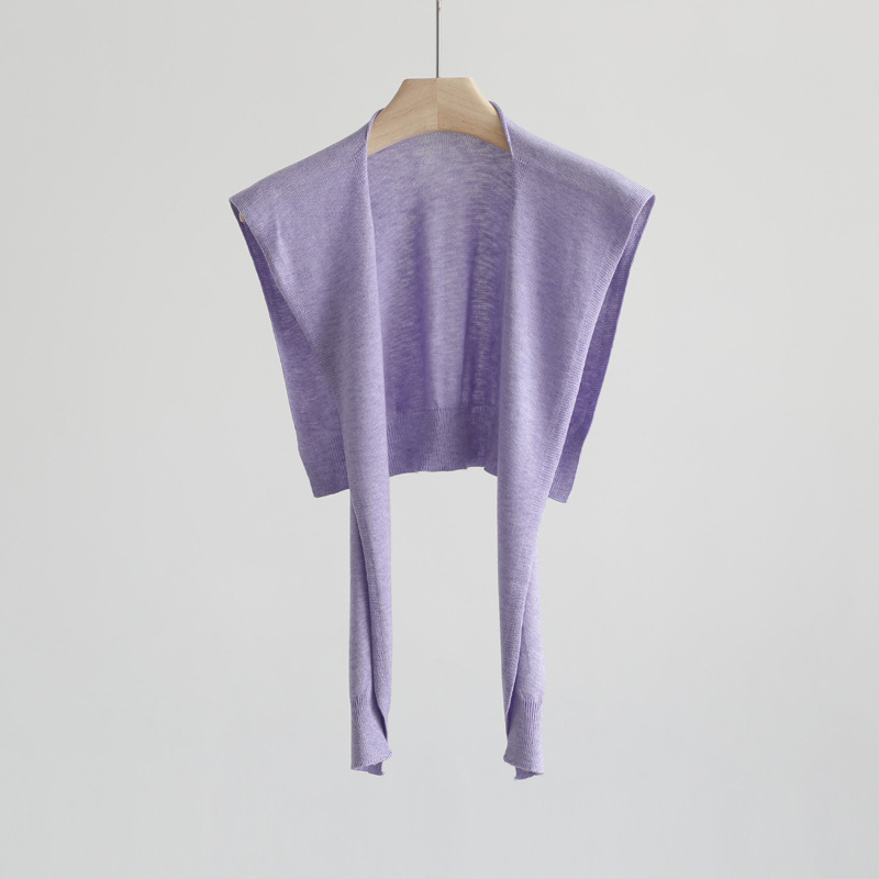 Picture of Autumn and Winter multi-color all-match knitted shawl Western style neck warm scarf clean outer wear fashionable overlapping accessories thin