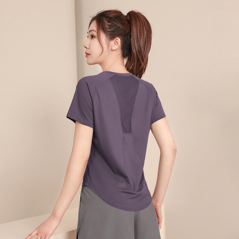 Sports Suit Women's Summer Yoga Wear Fitness Wear Quick-Drying Fitness Wear Shorts Loose Sports Top Fitness Suit