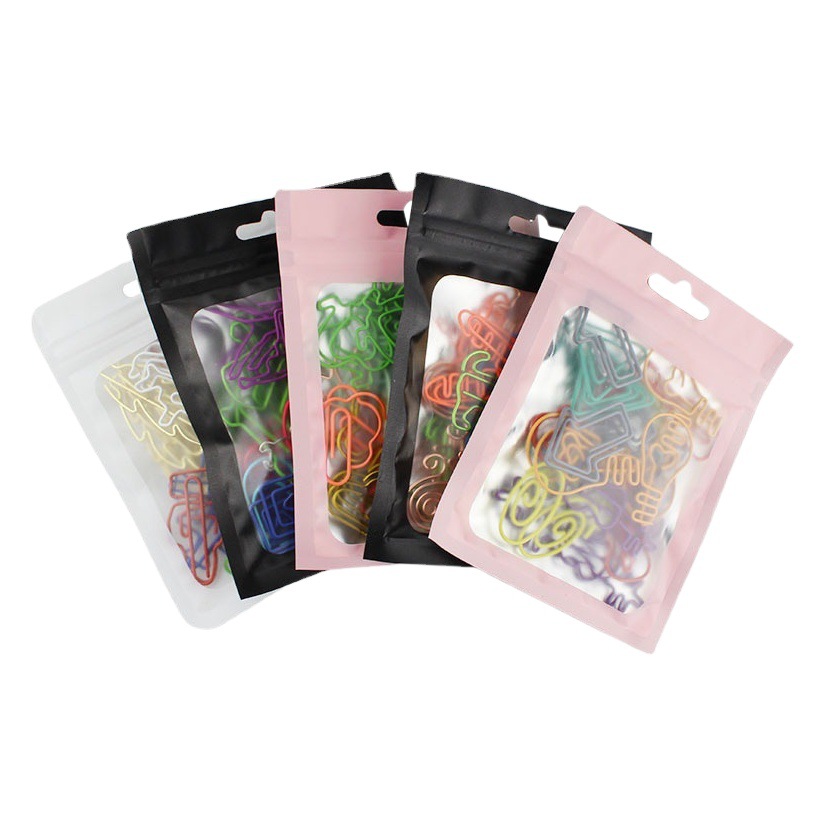 Office Supplies 30 Bags of Paper Clips Creative Metal Paper Clips Multi-Shaped Cartoon Stationery Special-Shaped Paper Clips