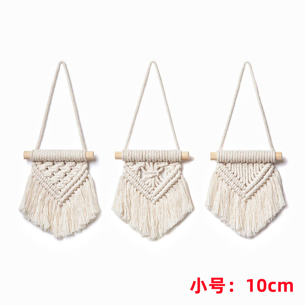 Picture of Small 3-Piece Set of Hand-Woven Tapestry Wall Hangings Bohemian Style Home Scandinavian Wall Decoration Amazon Hot Style