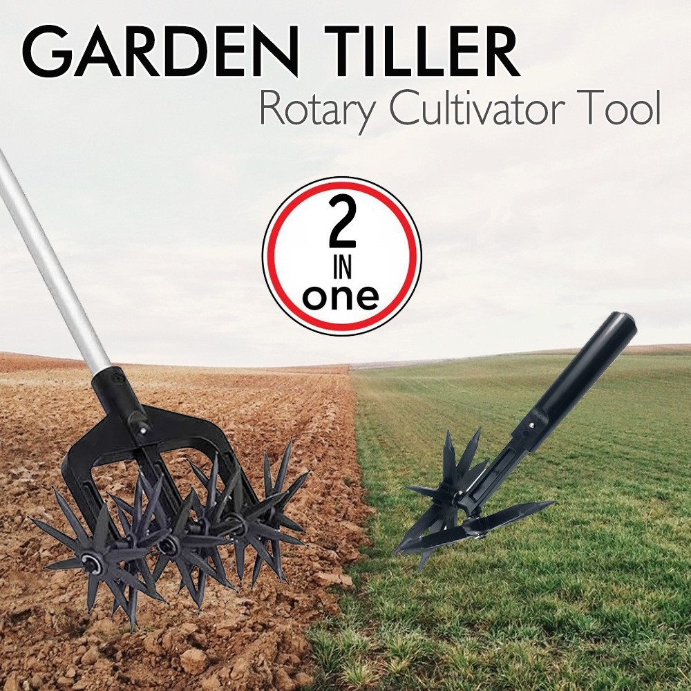Grass looser turning tools garden looser aerator rotary tiller looser artifact land aerator