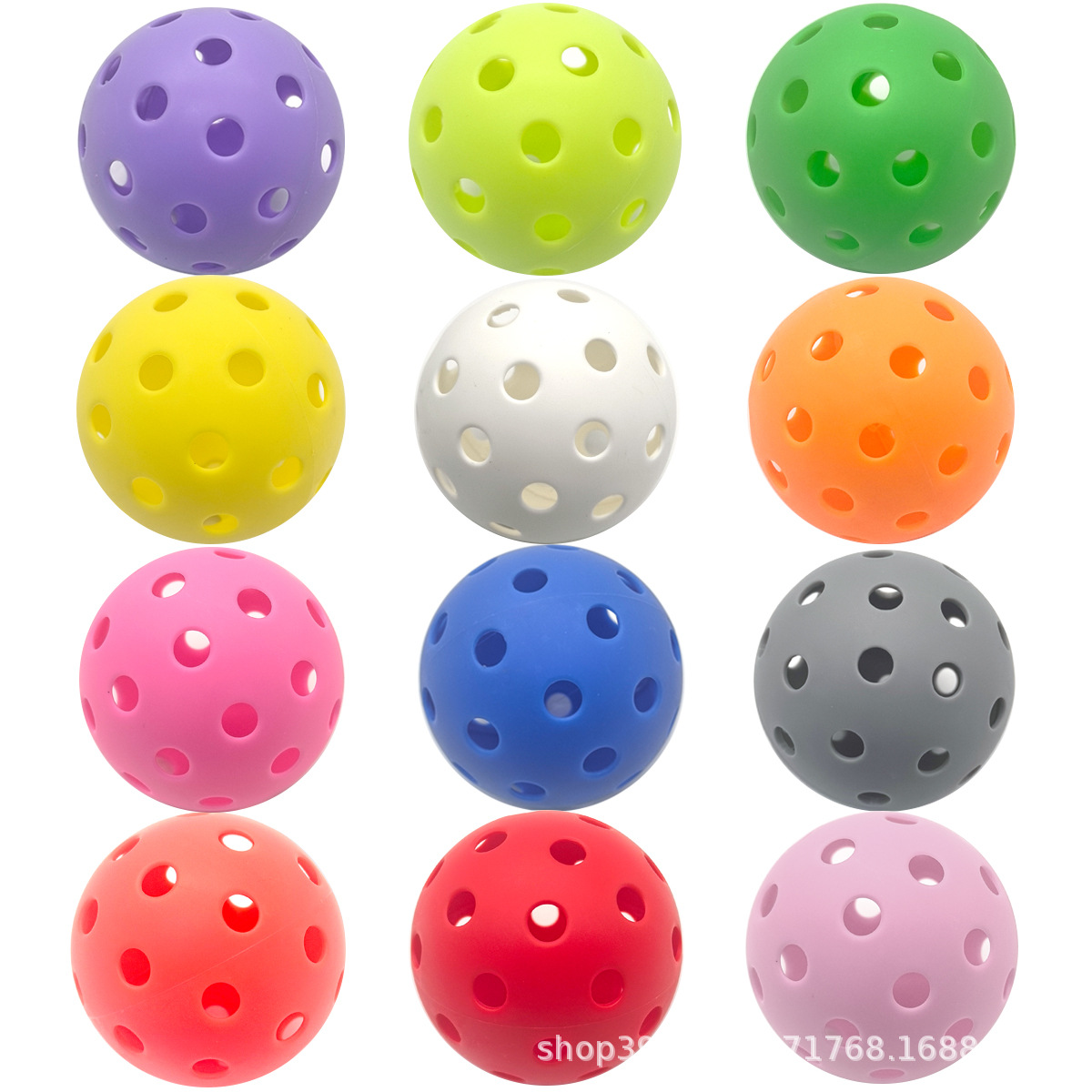 Picture of Pick ball 40 holes 26 holes indoor and outdoor factory direct wholesale Pickleball hole ball can add logo
