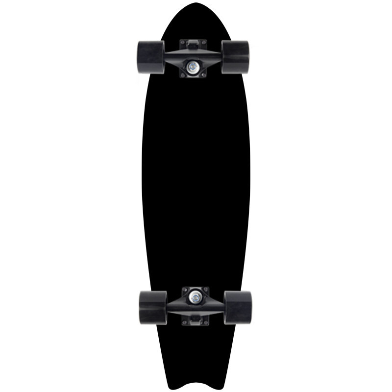 Picture of 28 inch maple small fish Board children Brush Street road beginners four-wheel skateboard single rocker skateboard