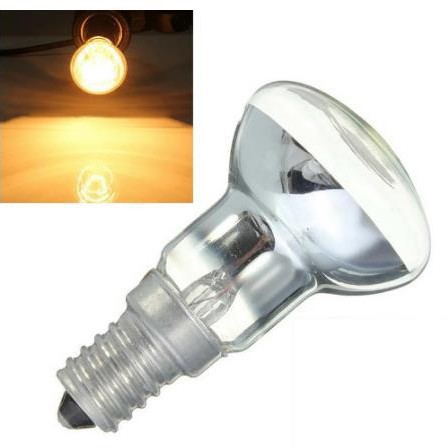 Picture of Bulb Edison Bulb E14 Lamp HoldeR SES 40W R50 Reflective Point Bulb Lava Lamp Incandescent Filament Lamp