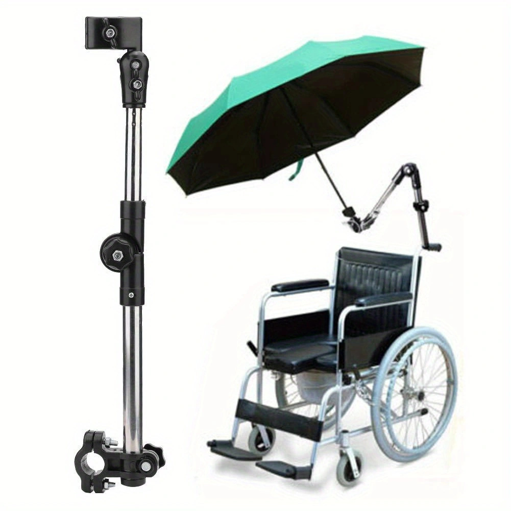 Electric Vehicle Bicycle Stroller Umbrella Holder Wheelchair Portable Mountain Bike Road Umbrella Support Frame Sunshade Umbrella Clip