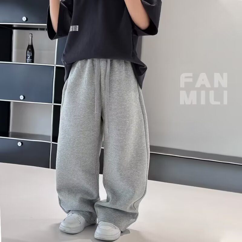 Picture of Children's Wear Boys' Autumn Pants Trousers 2025 New Large Children's Spring and Autumn Loose Autumn Casual Wide Leg Pants