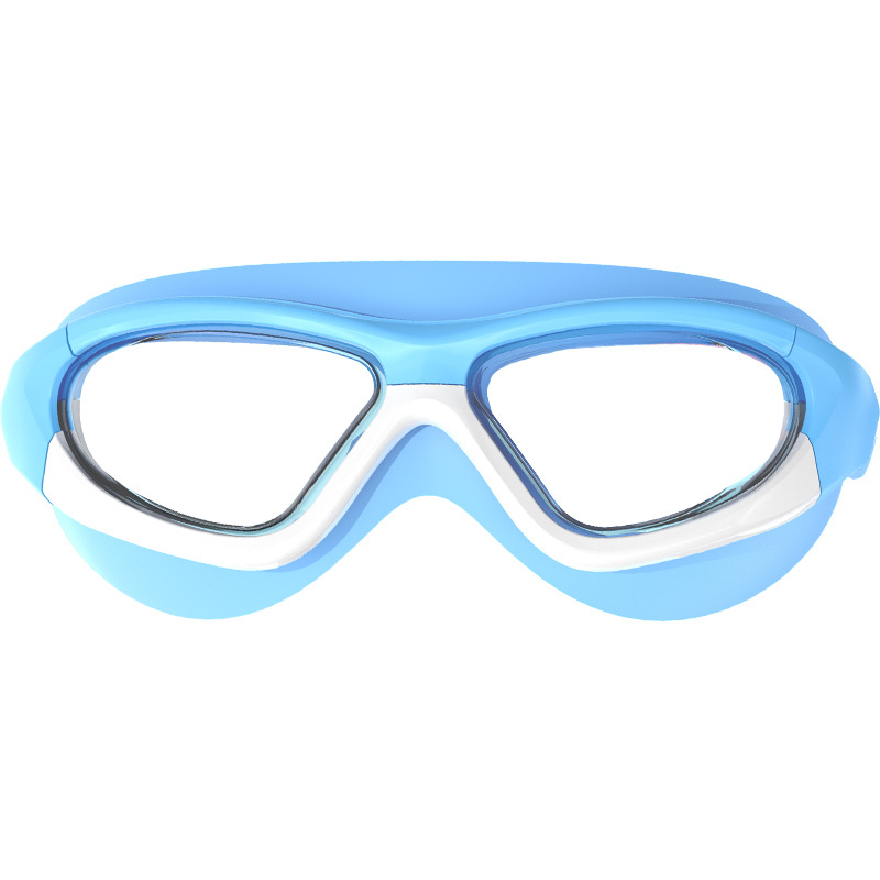 Picture of Children's Swimming Goggles Boys and Girls Swimming Goggles Waterproof and Anti-Fog High-Definition High-Quality Large-Frame Diving Goggles Professional Set of Equipment