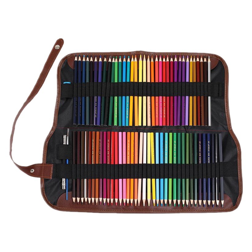 72-Colorful Water-Soluble Colorfuled Pencils 48-Colorful Oil-Based Colorfuled Pencils for Beginners Hand-Painted 36-Colorful Art Painting Pen Curtain Set