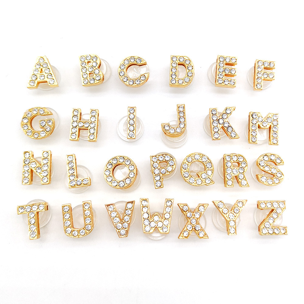 Gold metal letter LOVE hole shoes shoes flower shoe buckle Joker alloy shoe accessories jewelry wholesale