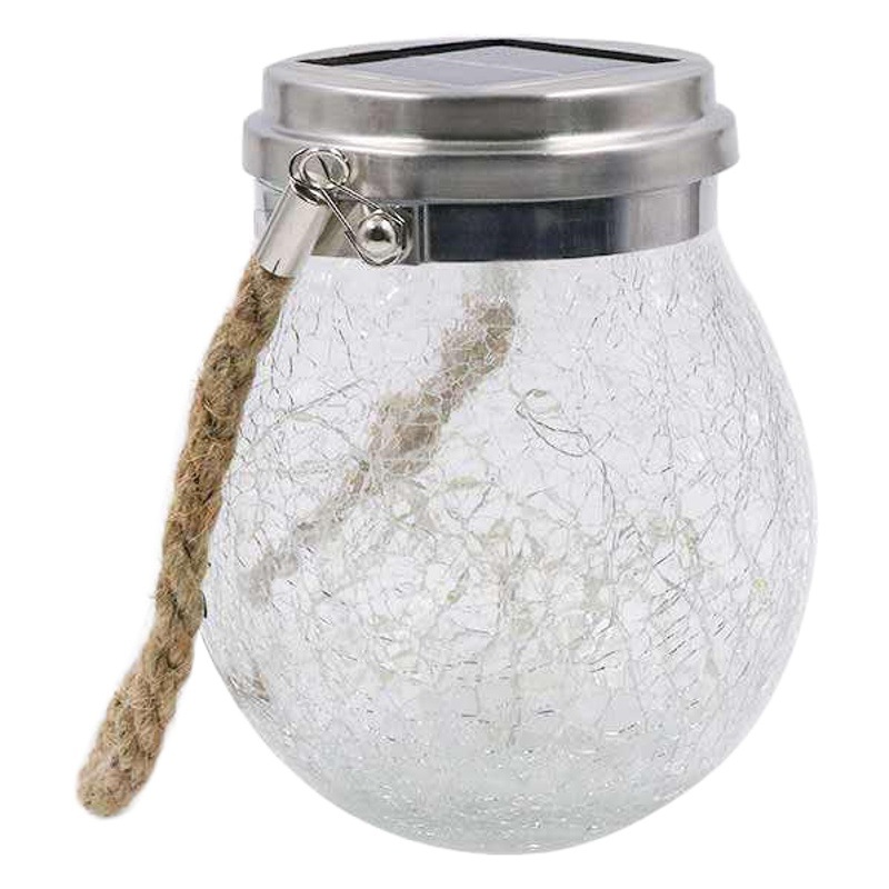 Solar crack bottle outdoor waterproof courtyard hanging lamp wall lamp balcony decorative lamp cover