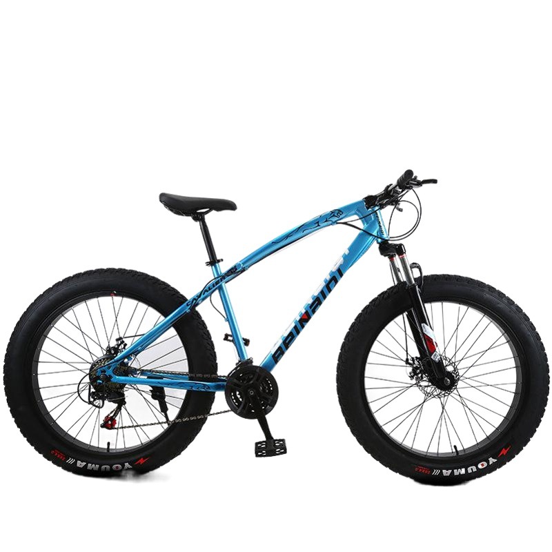 Factory wholesale snowmobile 4.0 widened large tire variable speed Fat Tire car shock absorption mountain bike ATV zxc