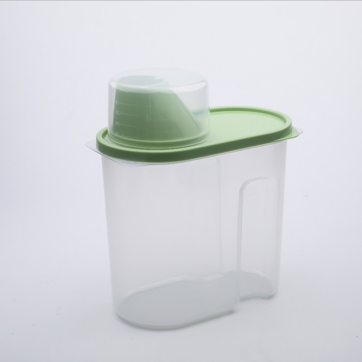 Picture of Food Grade Sealed Jar Moisture-proof Grain Spice Snacks Dry Goods Bottle Storage Box Transparent Kitchen Storage Jar